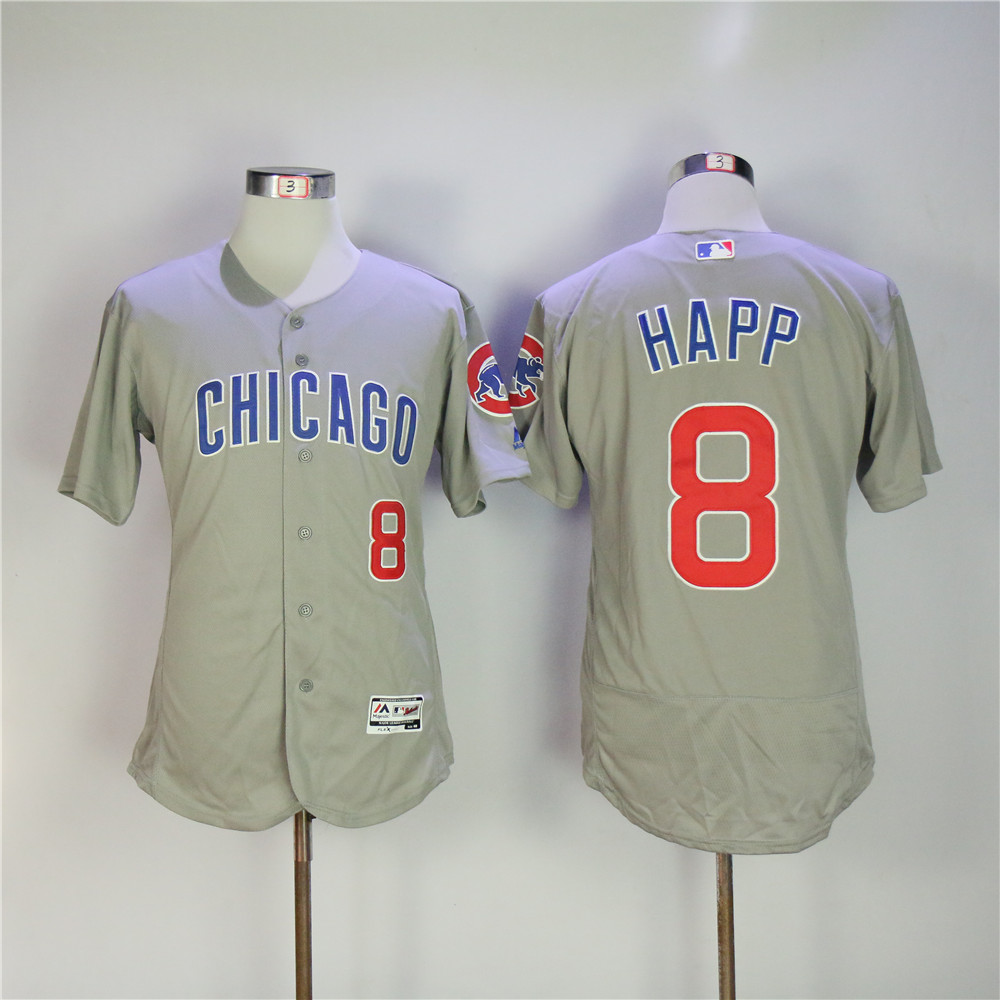 Men Chicago Cubs #8 Dawson Grey MLB Jerseys
